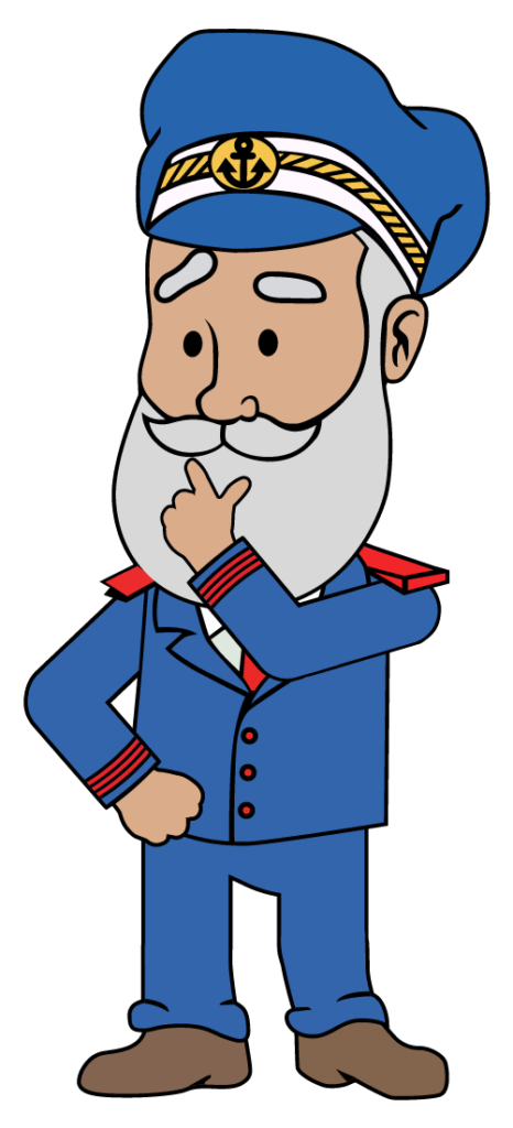 The Admiral car insurance mascot from Insurance Navy